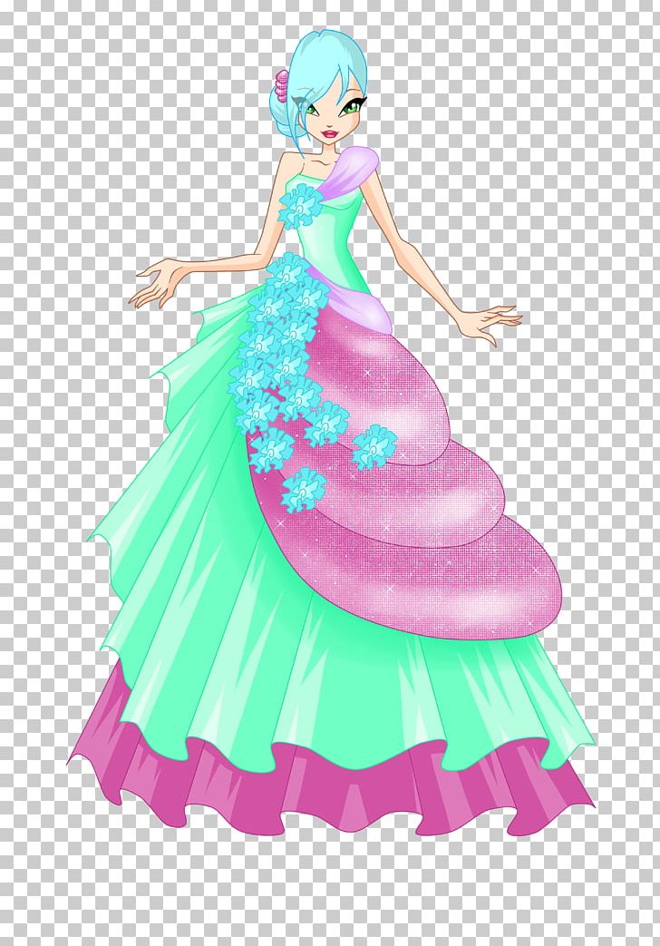 Bloom Musa Stella Ball Gown Dress PNG, Clipart, Ball, Ball Gown, Barbie, Barbie Princess Charm School, Bloom Free PNG Download