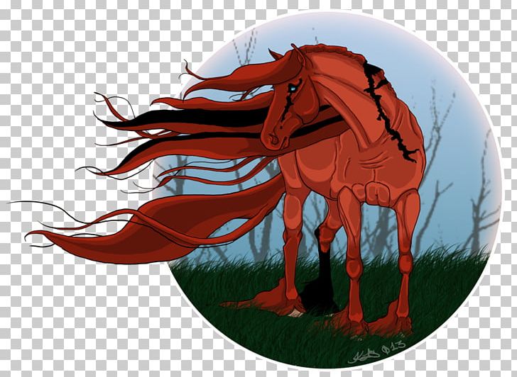 Horse Demon Cartoon Organism PNG, Clipart, Cartoon, Demon, Dragon, Fictional Character, Horse Free PNG Download