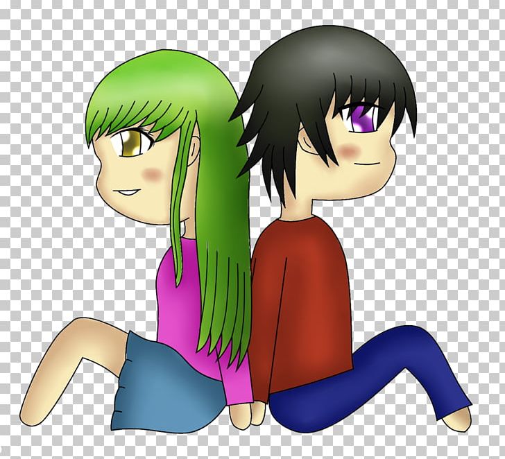 YouTube Art Back To Back Drawing PNG, Clipart, Anime, Art, Back To Back, Black Hair, Boy Free PNG Download