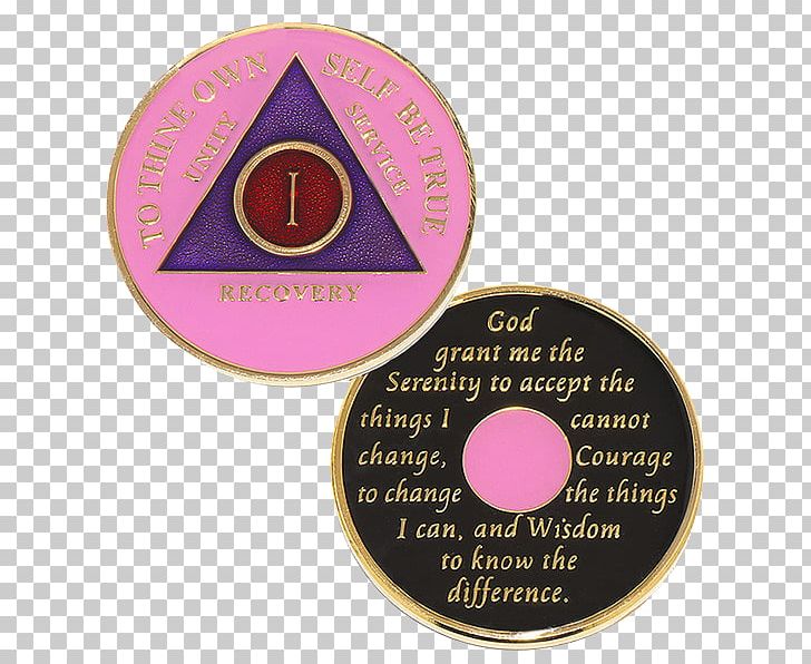 Alcoholics Anonymous Service Recovery Twelve-step Program Serenity Prayer To Thine Own Self Be True PNG, Clipart, Alcoholics Anonymous, Anniversary, Badge, Brand, Coin Free PNG Download