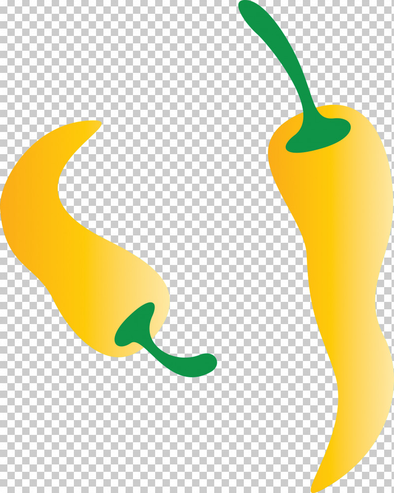 Peppers Bell Pepper Yellow Chili Pepper Line PNG, Clipart, Bell Pepper, Chili Pepper, Fruit, Line, Meter Free PNG Download