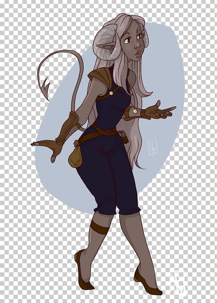 Anime Tiefling Girl