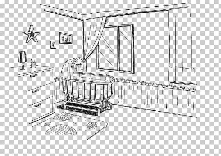 Furniture Line Art Sketch PNG, Clipart,  Free PNG Download