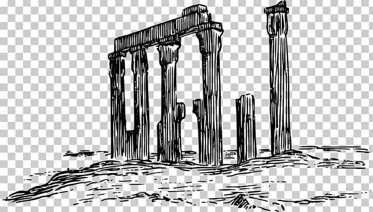 Ruins Drawing PNG, Clipart, Black And White, Clip Art, Clipart, Download, Drawing Free PNG Download