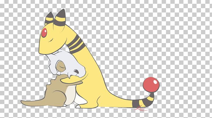 Cat Cubone Drawing Ampharos PNG, Clipart, Ampharos, Animals, Art, Carnivoran, Cartoon Free PNG Download