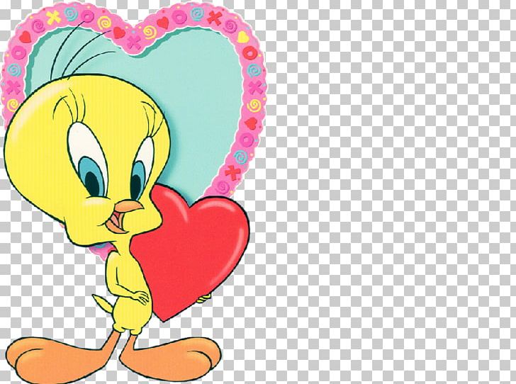 how to draw tweety bird in love
