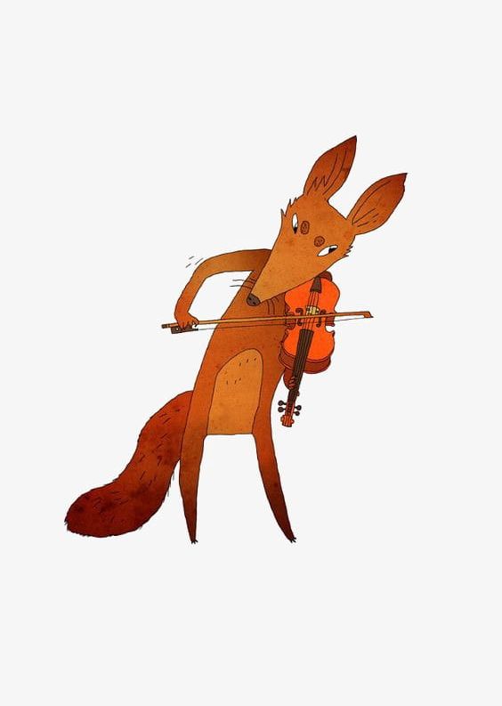 Play The Violin PNG, Clipart, Animal, Animal Anthropomorphic, Animal Illustration, Anthropomorphic, Classical Free PNG Download