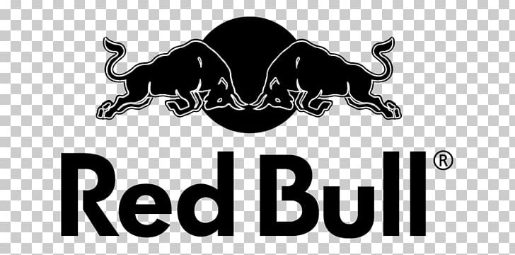 red bull logo black and white