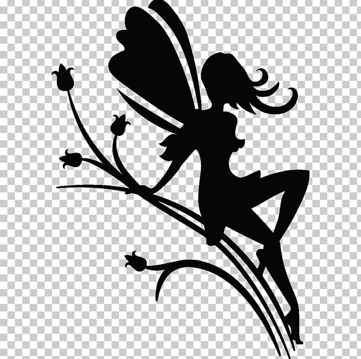 Sticker FÉE LA FÊTE Fairy PNG, Clipart, Art, Artwork, Black And White, Branch, Butterfly Free PNG Download