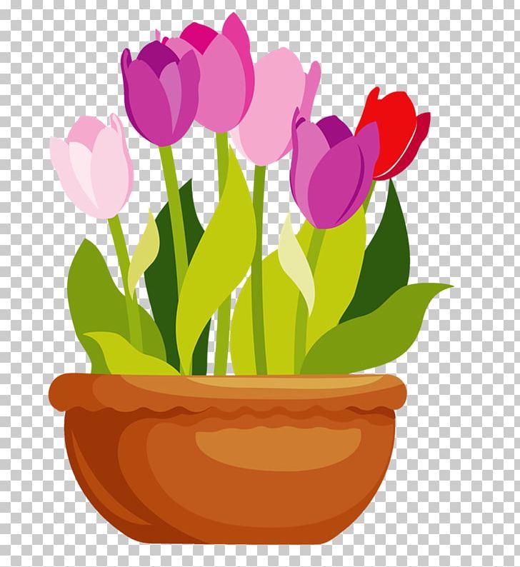 Flowerpot Tulip Color Vase PNG, Clipart, Color, Coloring Book, Cut Flowers, Drawing, Floral Design Free PNG Download