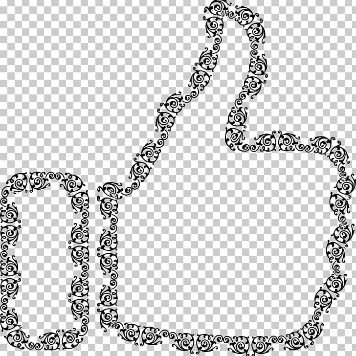 Thumb Signal Finger PNG, Clipart, Black And White, Body Jewelry, Chain, Computer Icons, Decorative Free PNG Download