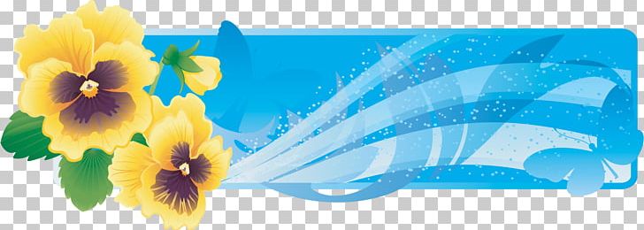 Web Banner PNG, Clipart, Blue, Computer Wallpaper, Drawing, Flower, Flowering Plant Free PNG Download