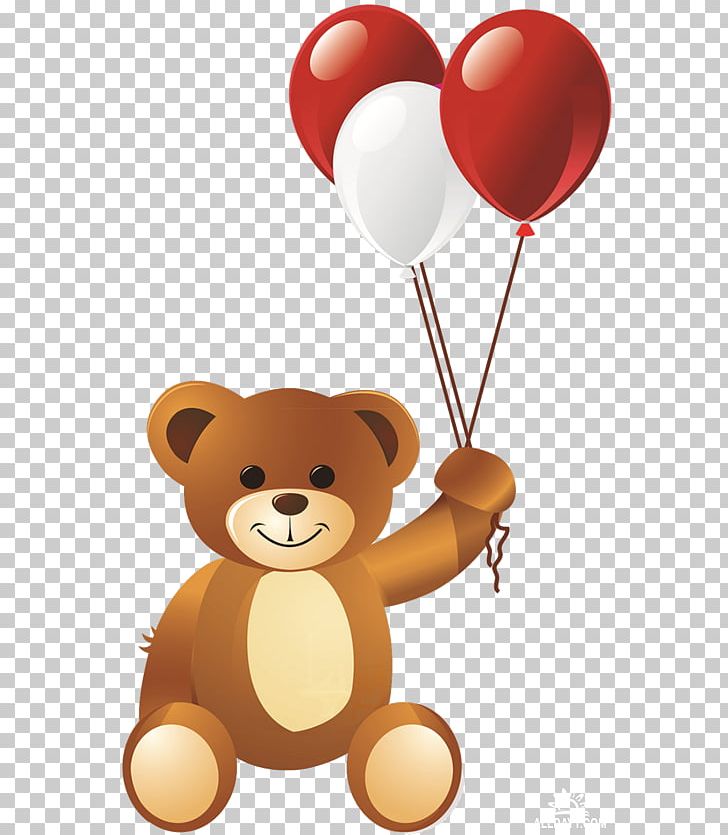 teddy bear valentine balloons