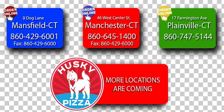 06268 Husky Pizza Take-out Logo PNG, Clipart, Area, Brand, Connecticut, Delivery, Logo Free PNG Download