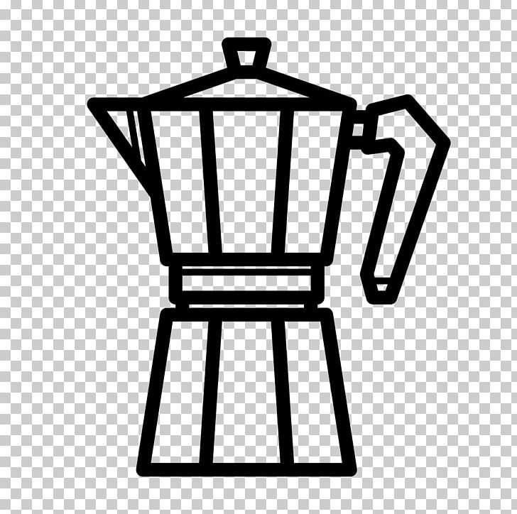 Coffeemaker Moka Pot Espresso Cafe PNG, Clipart, Angle, Black, Black And White, Cafe, Chair Free PNG Download