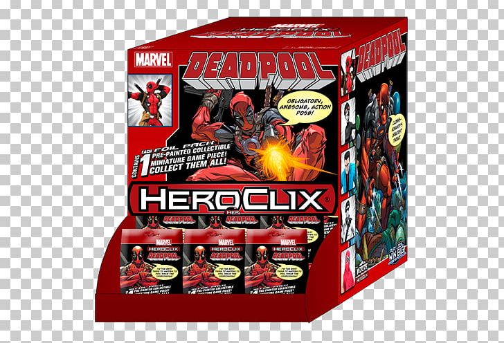 HeroClix Deadpool Booster Pack Marvel Comics Superhero PNG, Clipart, Action Figure, Action Toy Figures, Booster Pack, Character, Comics Free PNG Download