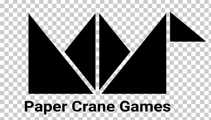 Logo Origami Orizuru Paper Crane PNG, Clipart, Angle, Area, Black, Black And White, Brand Free PNG Download