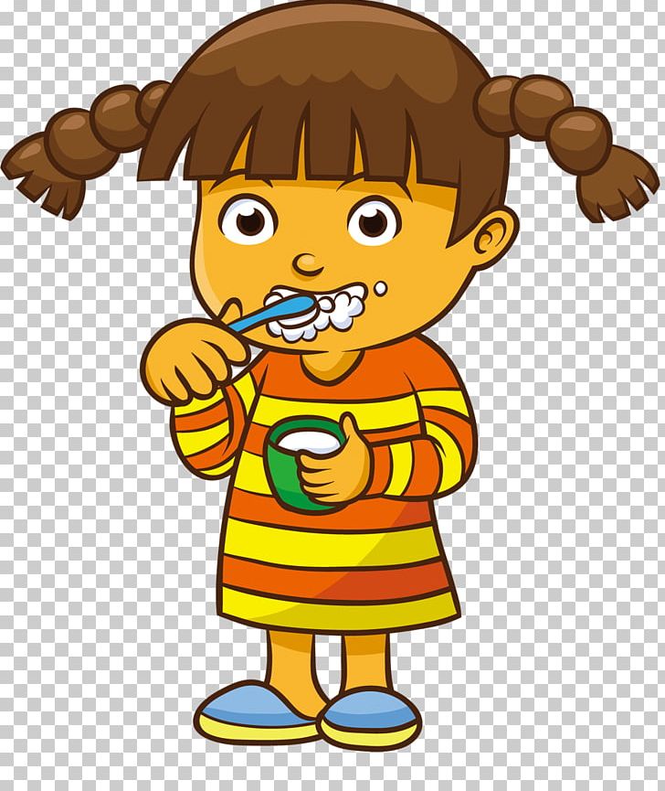 Tooth Brushing Cartoon Girl PNG, Clipart, Area, Artwork, Boy, Brush, Brush  Teeth Free PNG Download