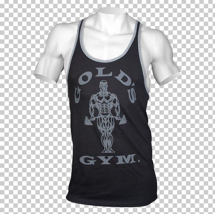 Gold's Gym Fitness Centre Bodybuilding Weight Training Sleeveless Shirt PNG, Clipart,  Free PNG Download
