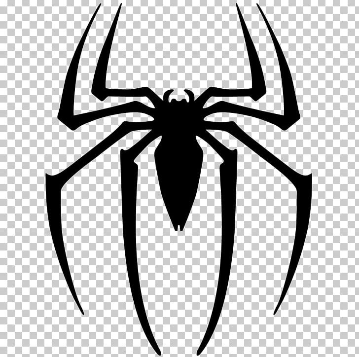 Spider-Man Logo Decal PNG, Clipart, Amazing Spiderman, Arachnid, Art, Artwork, Black And White Free PNG Download
