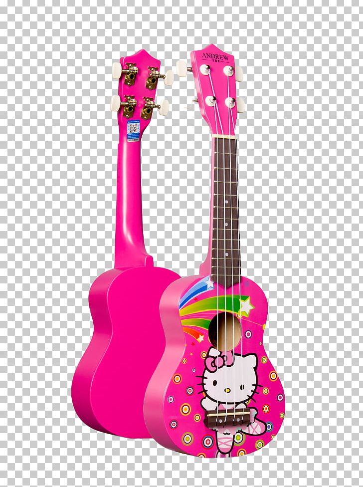 Hello Kitty Stratocaster Electric Guitar Ukulele PNG, Clipart, Cat, Color, Guitar, Hello, Hello Kitty Stratocaster Free PNG Download