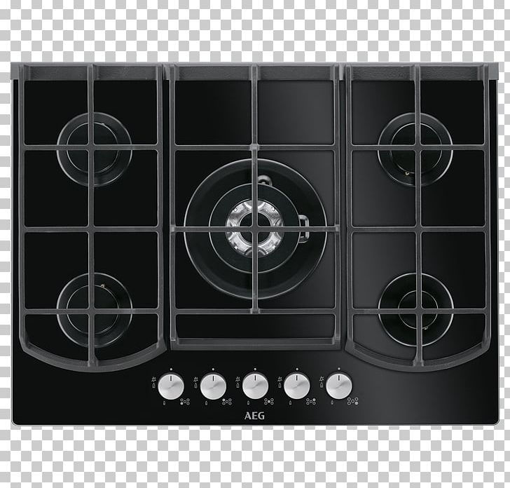 Hob Gas Stove Cooking Ranges AEG Gas Burner PNG, Clipart, Aeg, Black And White, Brenner, Cast Iron, Cooking Ranges Free PNG Download