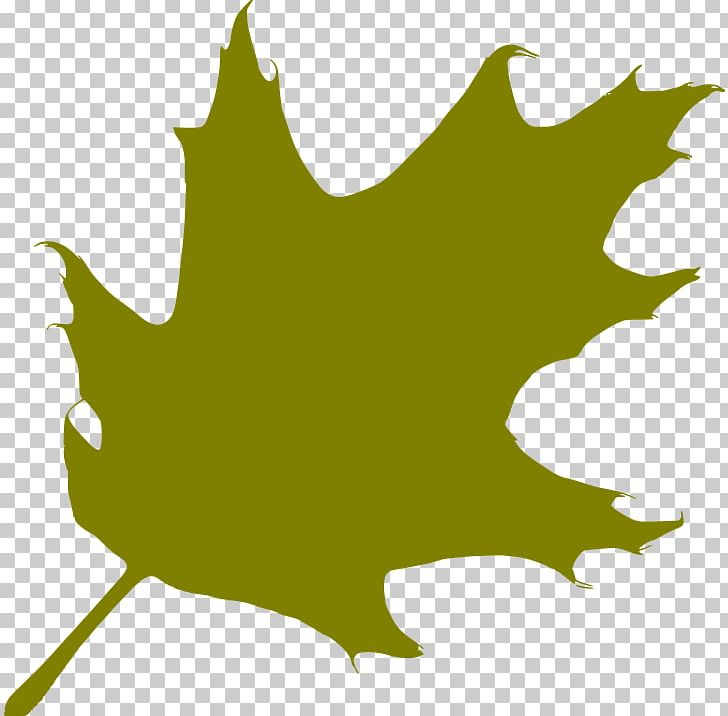 Tree Leaf Silhouette PNG, Clipart, Autumn Leaf Color, Black And White, Branch, Bur Oak, English Oak Free PNG Download