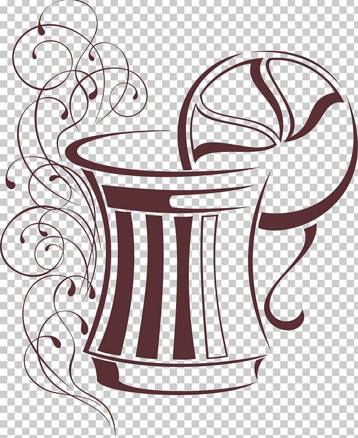 Cafe Instant Coffee Espresso Coffee Cup PNG, Clipart, Area, Artwork, Bar, Black And White, Coffee Free PNG Download