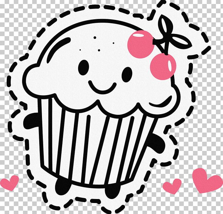 Cupcake Drawing PNG, Clipart, Area, Art, Artwork, Black, Black And White Free PNG Download