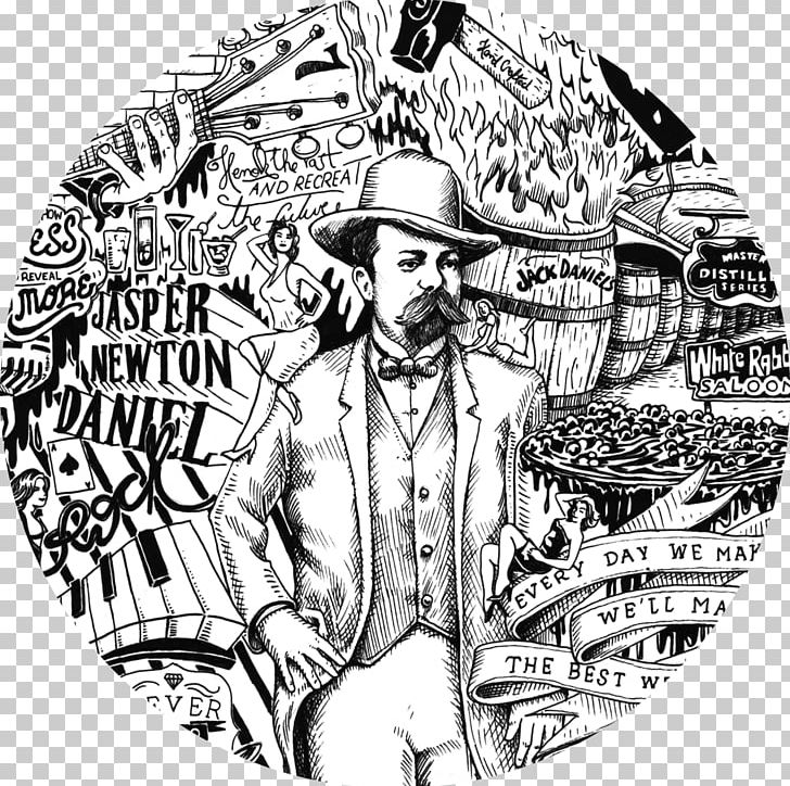 Jack Daniel's Art Drawing PNG, Clipart, Art, Artist, Atelier, Black And White, Drawing Free PNG Download