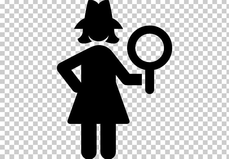 Computer Icons Detective Woman PNG, Clipart, Black, Black And White, Computer Icons, Desktop Wallpaper, Detective Free PNG Download