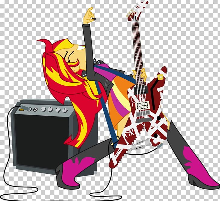 Electric Guitar Sunset Shimmer Twilight Sparkle My Little Pony: Equestria Girls PNG, Clipart, Art, Equestria, Equestria Girls, Graphic Design, Guitar Free PNG Download