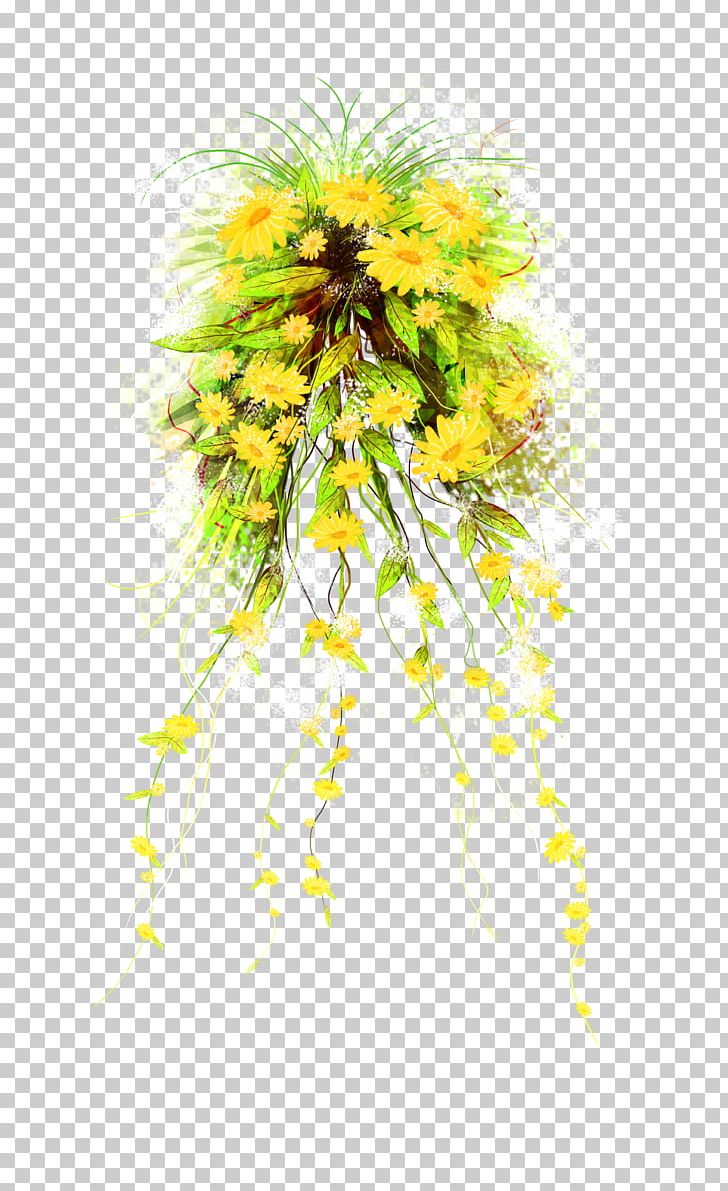 Flower Vine Yellow PNG, Clipart, Background, Blue, Decorative, Encapsulated Postscript, Flower Arranging Free PNG Download
