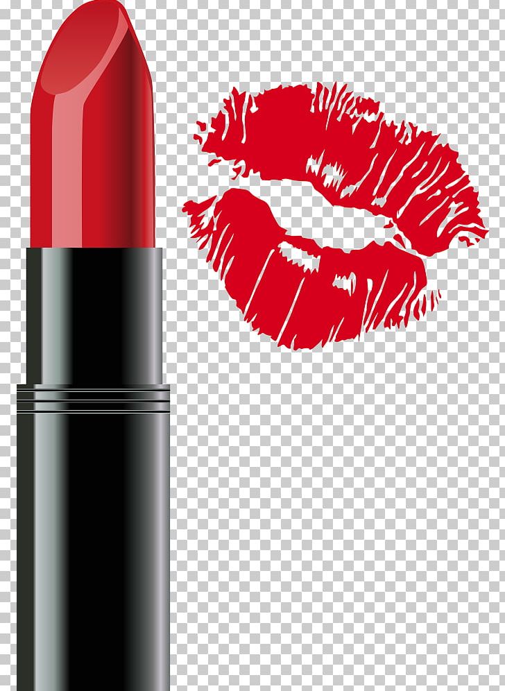 Lipstick Cosmetics Lip Gloss PNG, Clipart, Cartoon Lipstick, Color, Encapsulated Postscript, Happy Birthday Vector Images, Lip Free PNG Download