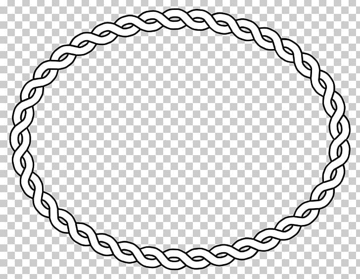 Borders And Frames Frames Oval PNG, Clipart, Black And White, Body Jewelry, Borders And Frames, Braid, Chain Free PNG Download