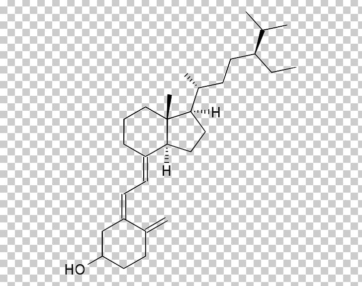 Vitamin D Dietary Supplement Calcitriol Cholecalciferol PNG, Clipart, 7dehydrocholesterol, Angle, Area, Black And White, Calcifediol Free PNG Download