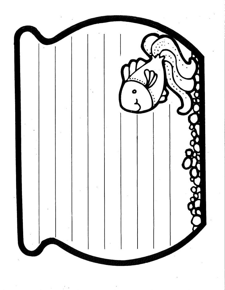 The Rainbow Fish Printing And Writing Paper Outline PNG, Clipart, Area, Black And White, Book, Childrens Literature, Creative Writing Free PNG Download