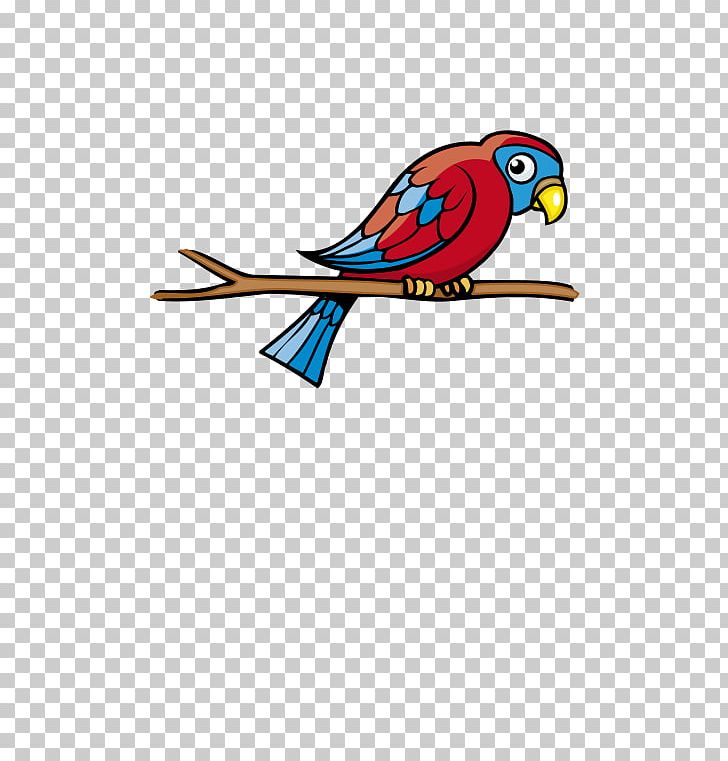 Parrot Bird Red PNG, Clipart, Animal, Animals, Artwork, Balloon Cartoon, Beak Free PNG Download