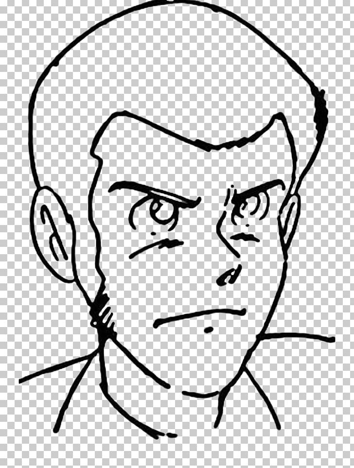 Daisuke Jigen Lupin III Drawing Line Art Animated Cartoon PNG, Clipart, Angle, Art, Artwork, Black, Black And White Free PNG Download