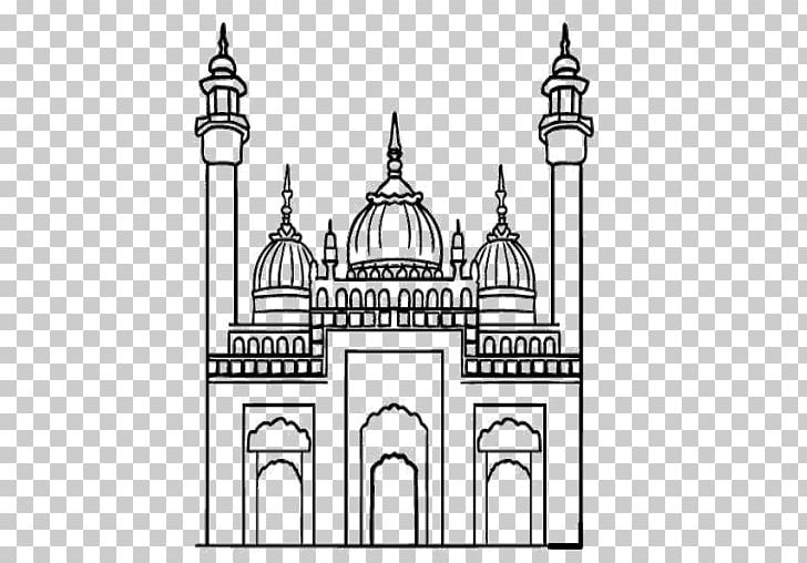 Mewarnai Gambar Cookie Family Colouring Pages Mosque PNG, Clipart, Arch, Area, Black And White, Building, Child Free PNG Download