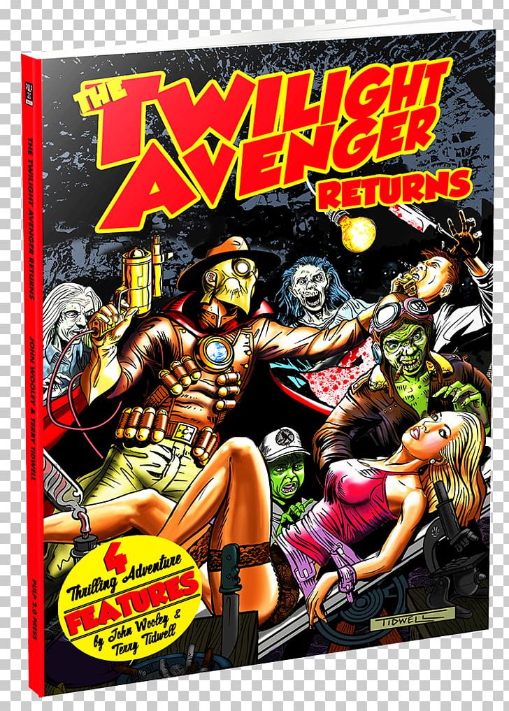 The Twilight Avenger Returns Comics Superhero Comic Book Pulp Magazine PNG, Clipart, Action Figure, Book, Comic Book, Comic Book Archive, Comics Free PNG Download