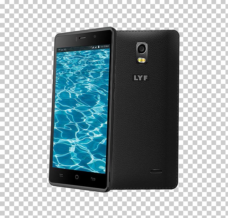 LYF Mobile Phones Smartphone 4G Voice Over LTE PNG, Clipart, Communication Device, Display Device, Dual Sim, Electric Blue, Electronic Device Free PNG Download