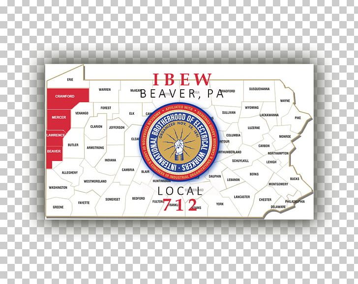 IBEW Local 712 International Brotherhood Of Electrical Workers Electrician National Joint Apprenticeship And Training Committee Trade Union PNG, Clipart, Beaver, Brand, County, Electrician, General Contractor Free PNG Download