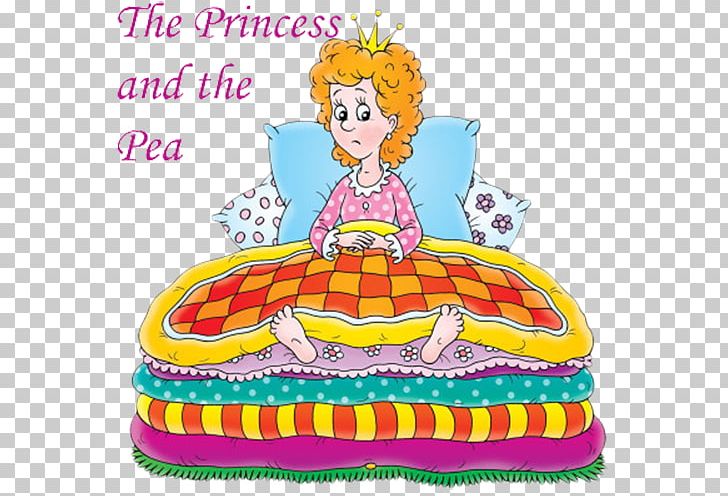 The Princess And The Pea Illustration PNG, Clipart, Andersen, Baked Goods, Birthday, Birthday Cake, Cake Free PNG Download