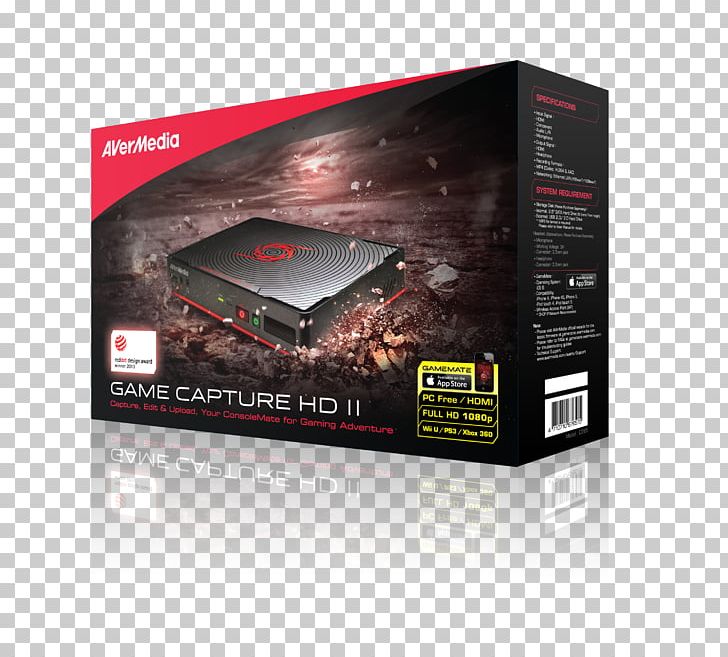 Xbox 360 AVerMedia Game Capture HD II Video Capture 1080p Video Game PNG, Clipart, 1080p, Avermedia , Component Video, Digital Video Recorders, Electronic Device Free PNG Download