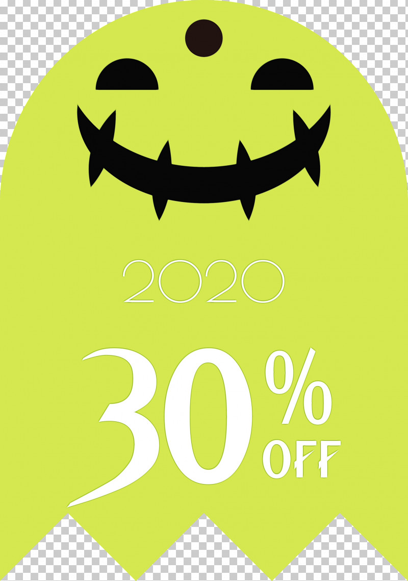 Smiley Logo Yellow Line Area PNG, Clipart, 30 Off, Area, Halloween Discount, Line, Logo Free PNG Download