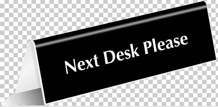 Desk Table Logo Sign Office PNG, Clipart, Banner, Brand, Cable Management, Desk, Label Free PNG Download