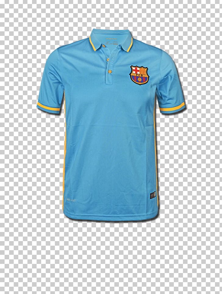T-shirt FC Barcelona Polo Shirt Blue Jersey PNG, Clipart, Active Shirt, Aqua, Azure, Blue, Clothing Free PNG Download