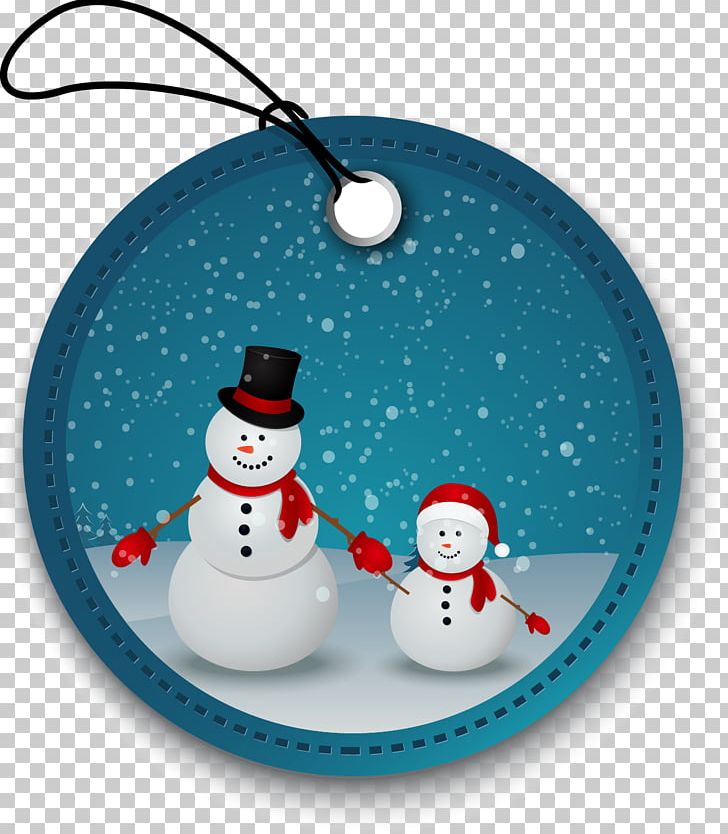 Christmas Euclidean PNG, Clipart, Blue Label, Cartoon Snowman, Christmas Ornament, Christmas Snowman, Christmas Tree Free PNG Download