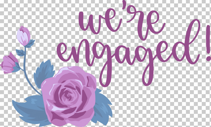 We Are Engaged Love PNG, Clipart, Cut Flowers, Floral Design, Flower, Garden Roses, Greeting Card Free PNG Download